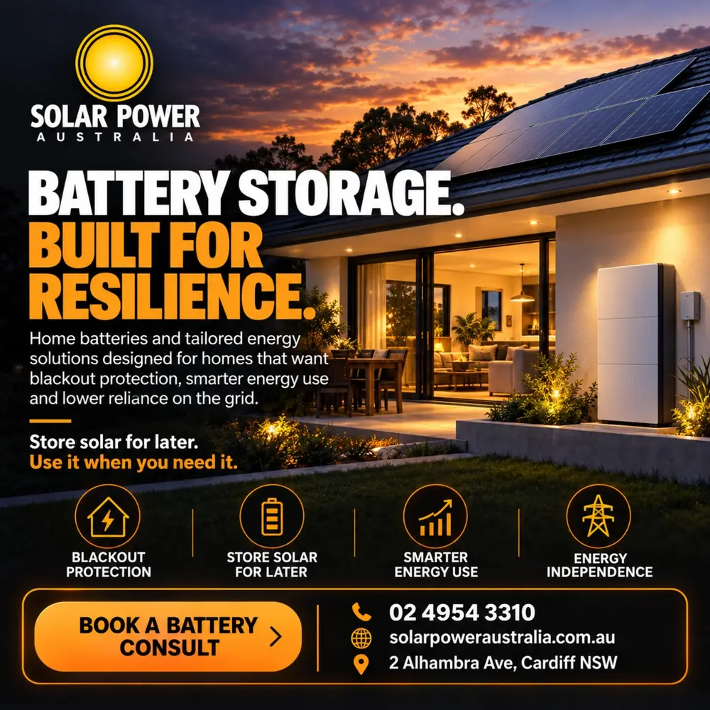Solar Power Australia: Home battery resilience campaign ad